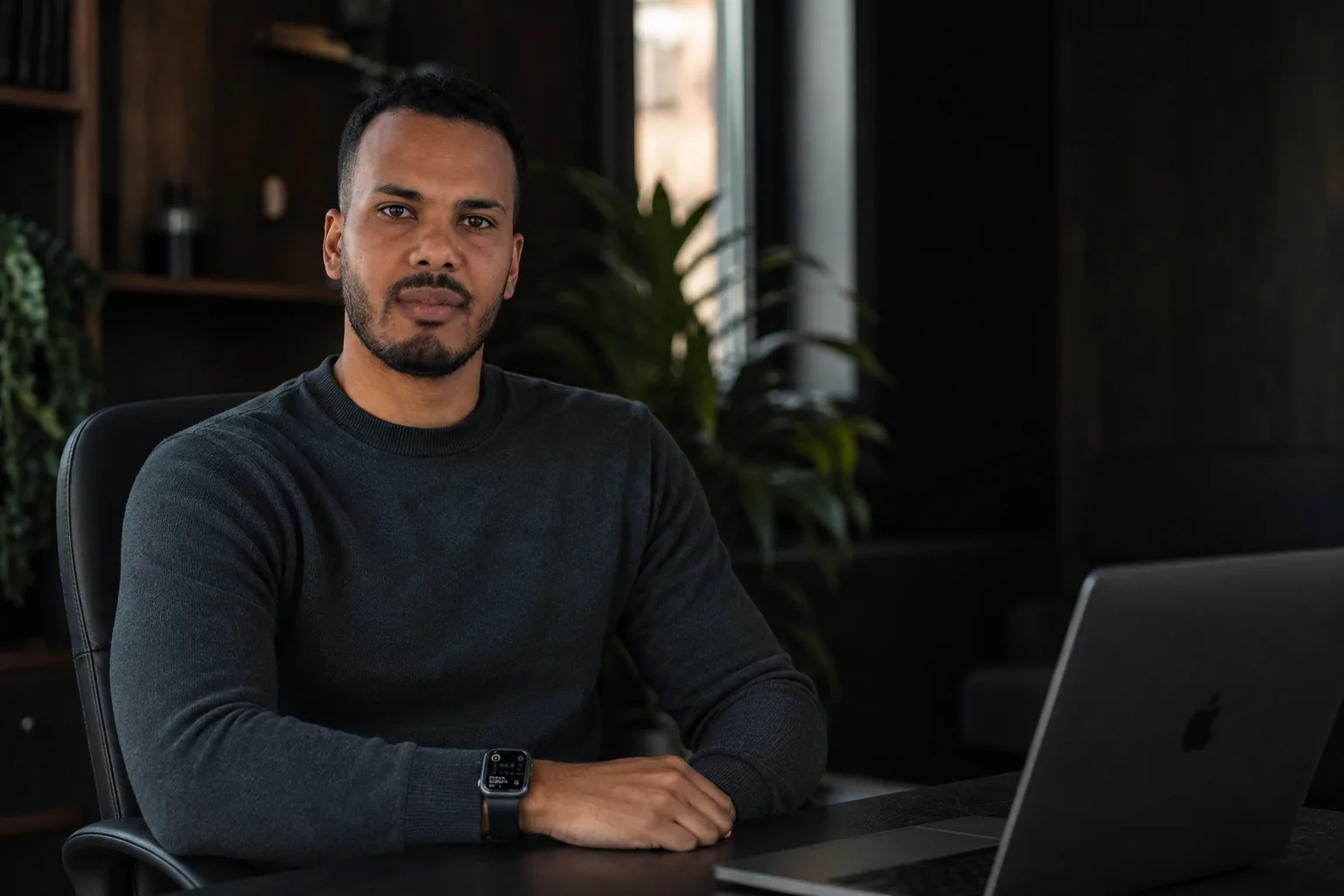 Portrait of Bassem Boujebli, founder and CEO of Reotech